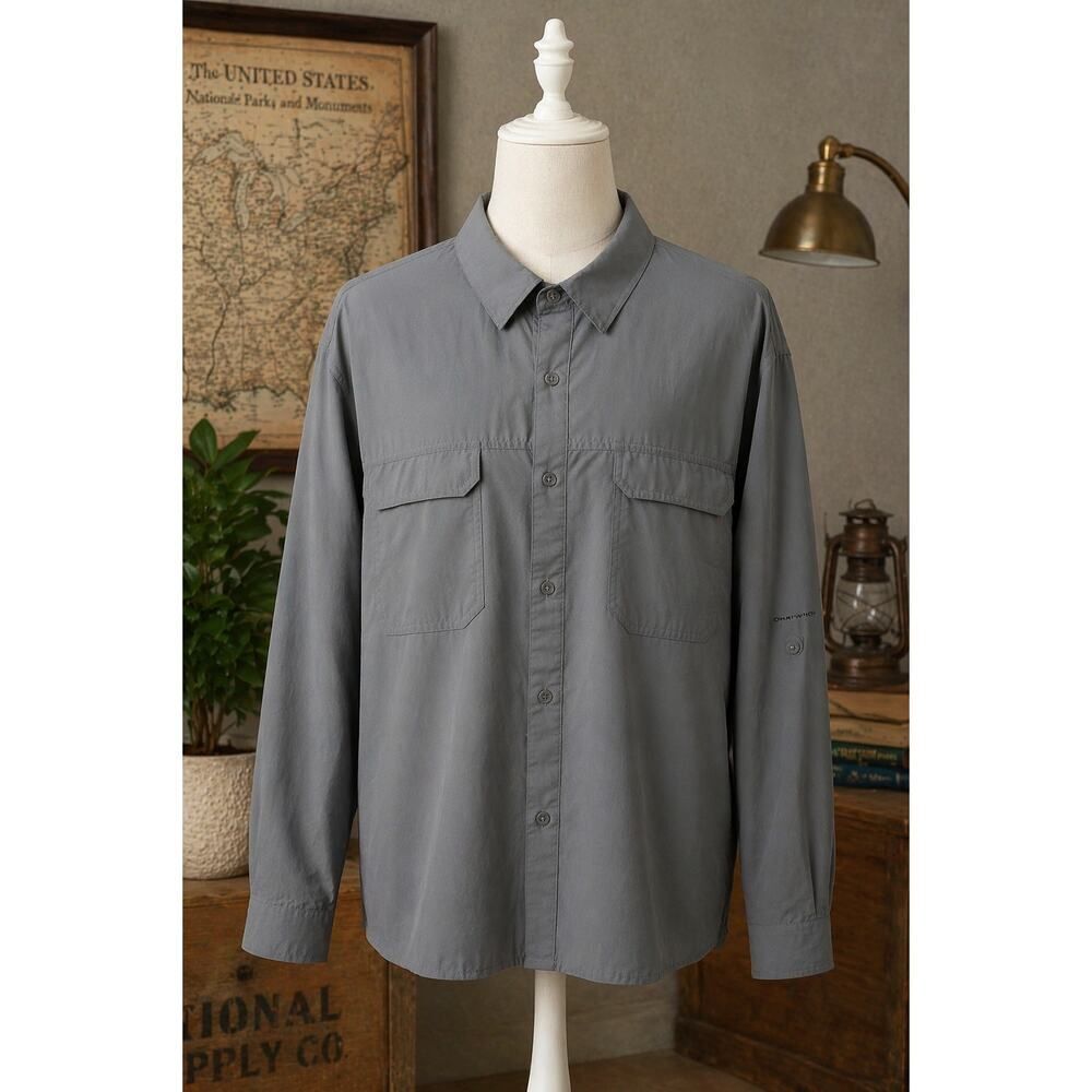 Columbia Omni-Shade Button Down LS Shirt XL